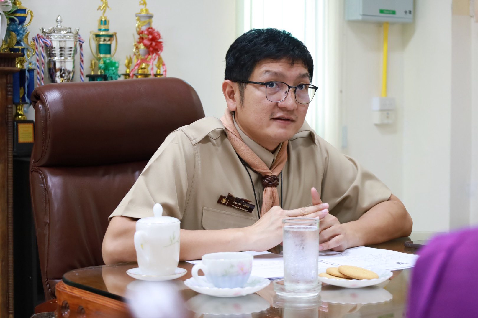 การประชุมคณะกรรมการพิจารณาคัดเลือกบทความในหัวข้อ “ความภาคภูมิใจในการเป็นบุคลากร สพฐ.”