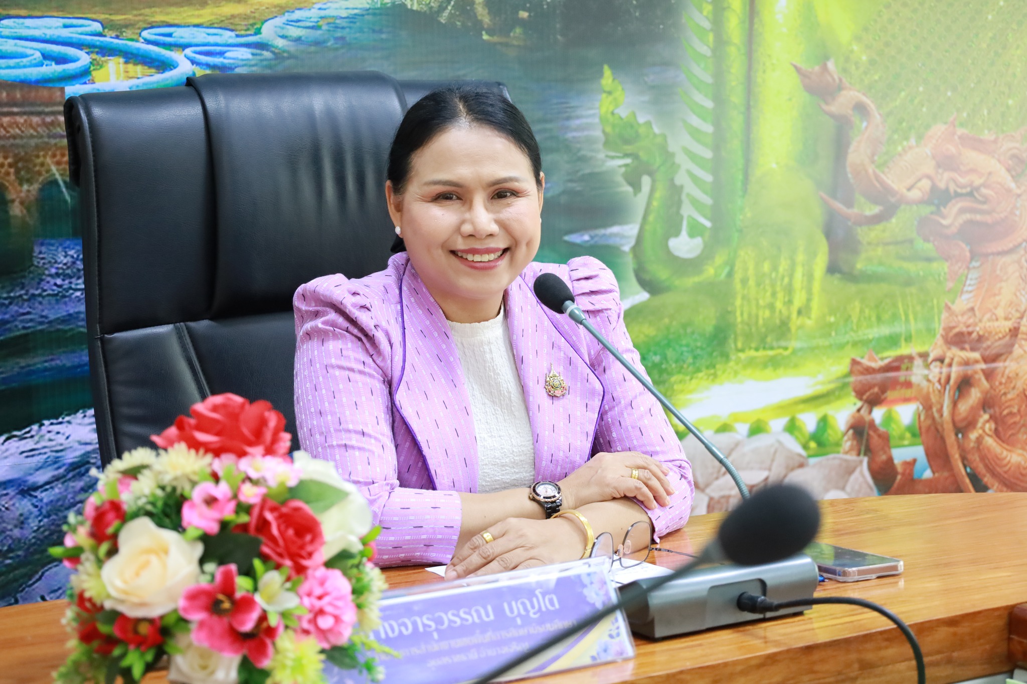 เลขา กพฐ. ท่านธนุ วงษ์จินดา ประชุมสำรวจนักเรียน ม.6 ผู้ประสบภัยชายแดน