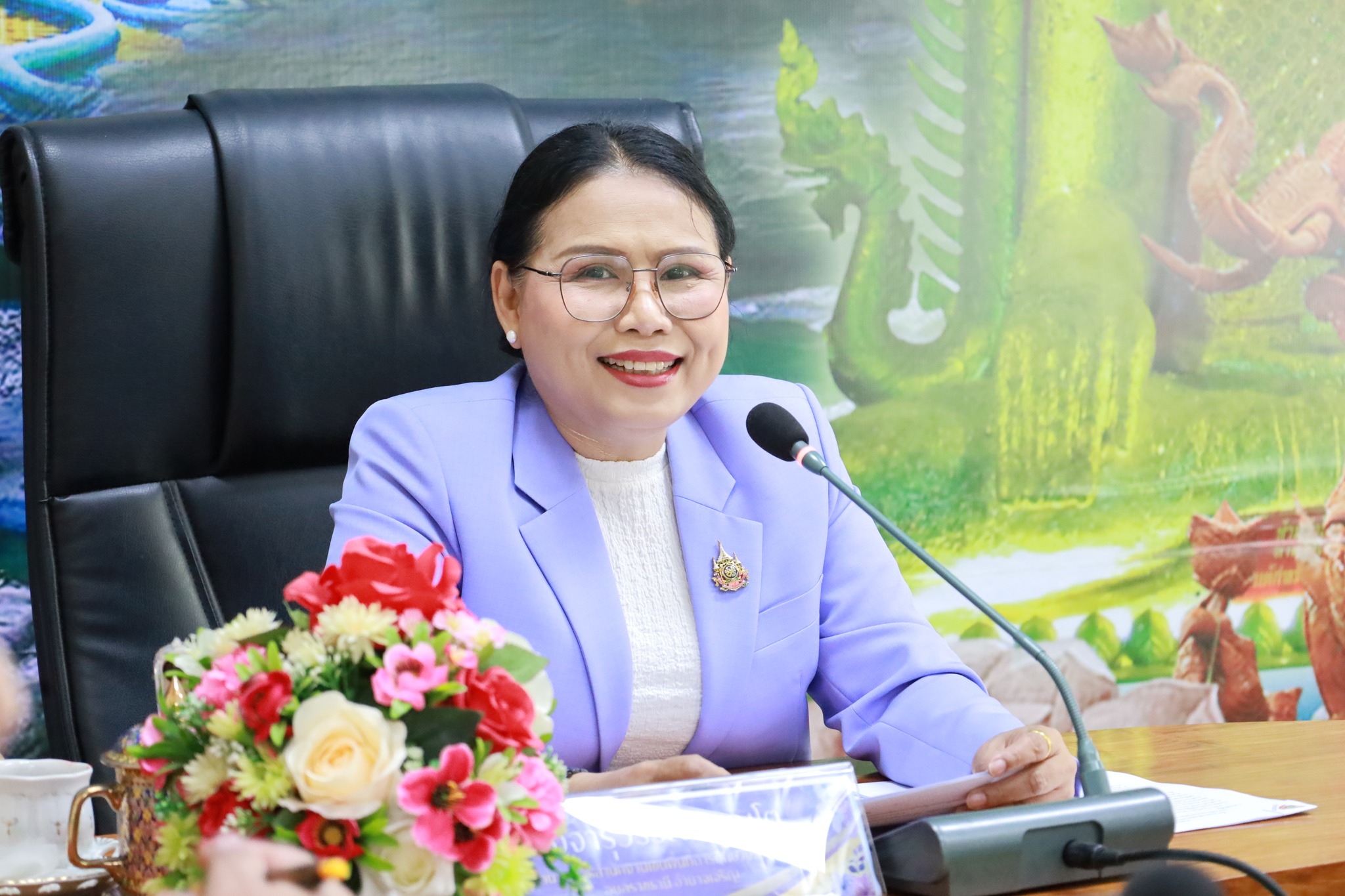 สพม.อุบลราชธานี อำนาจเจริญ ประชุมทีมบริหาร รับฟัง “พฤหัสเช้า ข่าว สพฐ.”
